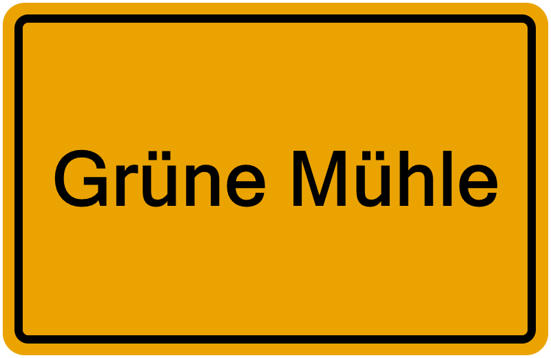 Handelsregisterauszug Grüne Mühle